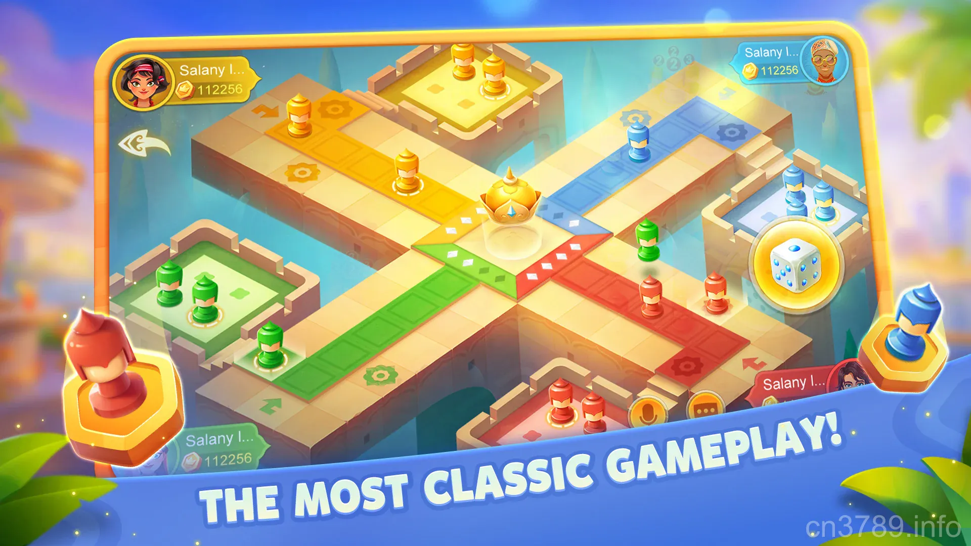 Giao diện sảnh chính cn3789 với thiết kế hiện đại